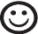 Smiley die een ideale waarde aangeeft