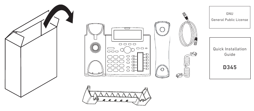 Leveringsomvang - Inbegrepen items