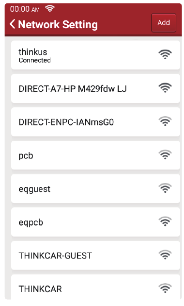 Verbinding maken met wifi