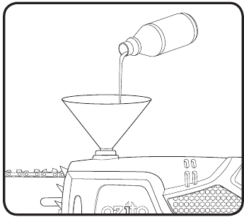 KETTINGSMERING - Stap 3 - Vul de olietank