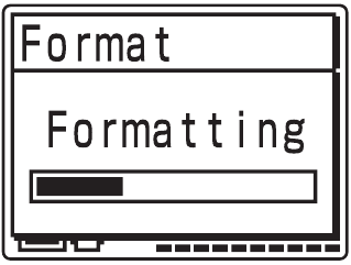 Het geheugen formatteren - Stap 5
