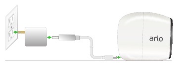 Om de batterij op te laden