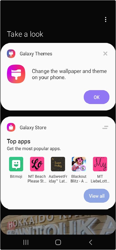 Bixby Home-functie
