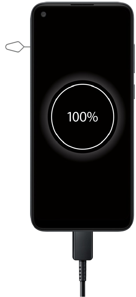Een simkaart/microSD-kaart plaatsen