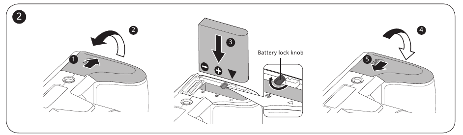 De batterij plaatsen