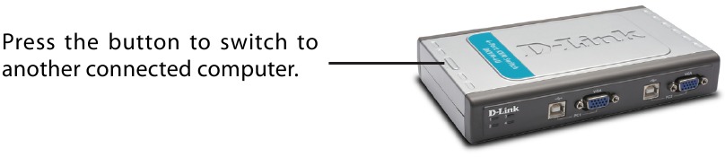 Om naar een andere aangesloten computer te schakelen.