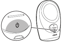 Babyunit aan/uit