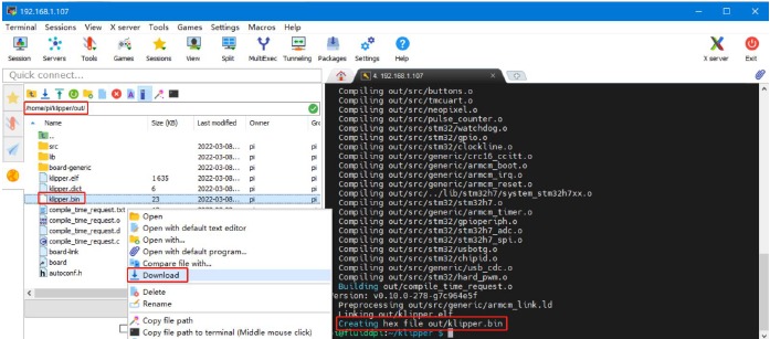MCU Firmware compileren - Stap 2 - Compileren