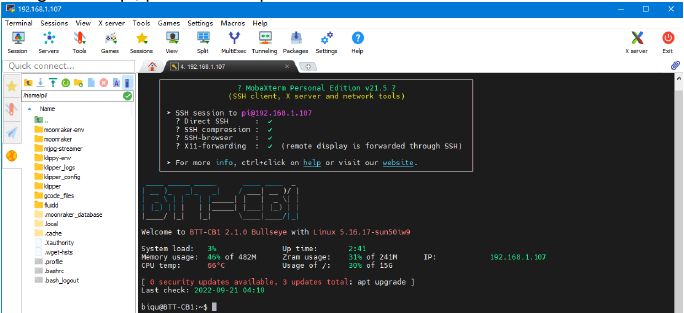 SSH-verbinding maken met apparaat met CB1 ge&iuml;nstalleerd - Stap 3