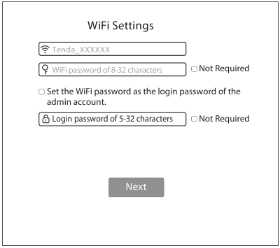 De nieuwe router instellen voor internettoegang - Stap 4