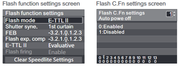 Alle aangepaste flitsfuncties wissen