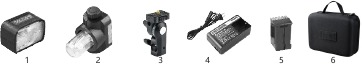 Meegeleverde accessoires