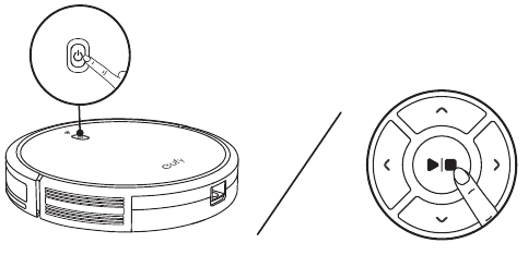 Start / Stop Cleaning - Stap 2