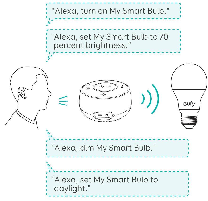 Om Lumos te bedienen met Amazon Alexa