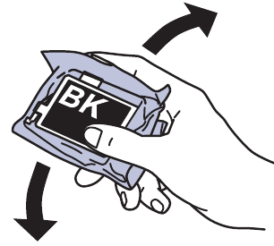 Inktcartridges installeren - Stap 2