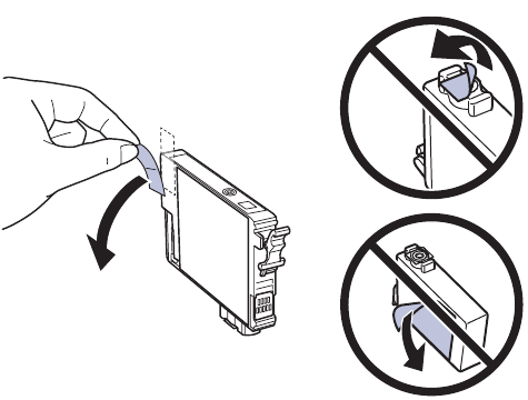 Inktcartridges installeren - Stap 3 
