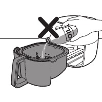 Airfryer klaar voor gebruik