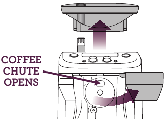DE KOFFIEMALINGSCHACHT REINIGEN - Stap 1