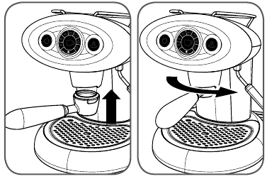 INSTALLATIE EN OPSTARTEN VAN DE ESPRESSOMACHINE - Stap 2