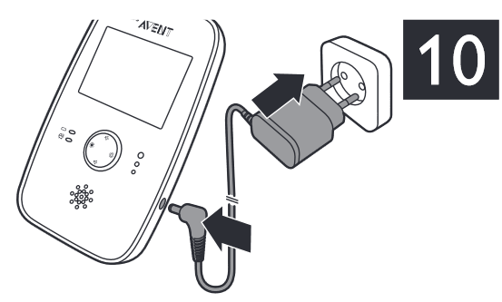 Werking op oplaadbare batterij - Stap 5