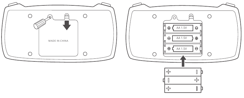 DE BATTERIJ INSTALLEREN - Stap 1