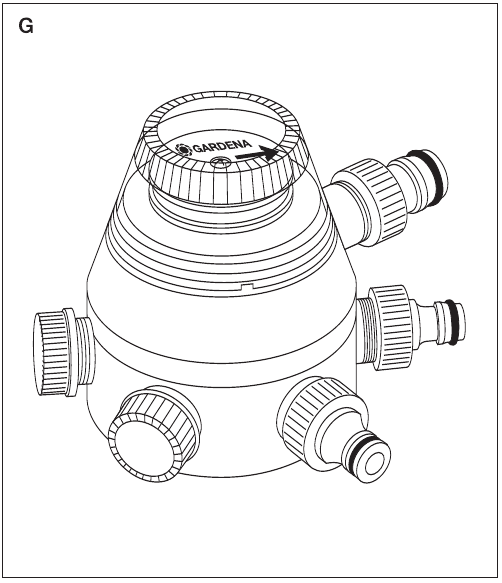 GARDENA Automatische Waterverdeler (Art. Nr. 1198)