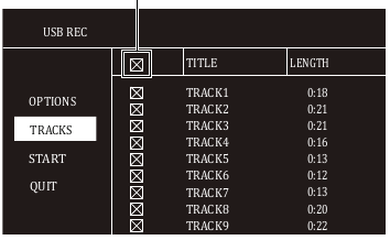 USB REC (CD Ripping) - Stap 2