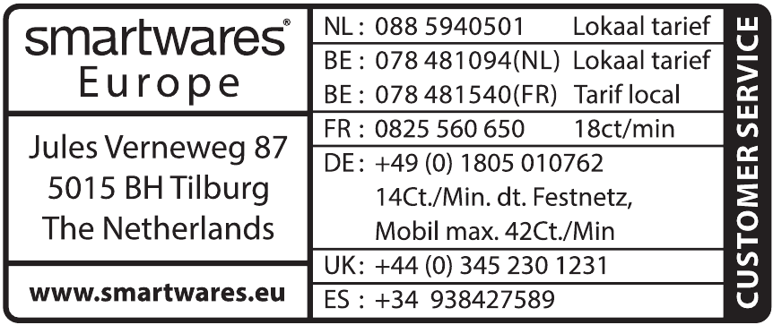 REINIGING EN ONDERHOUD - Klantenservice