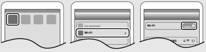 QR-codeverbinding (iPhone&reg; /iPod touch&reg; /iPad&reg;) - Stap 2