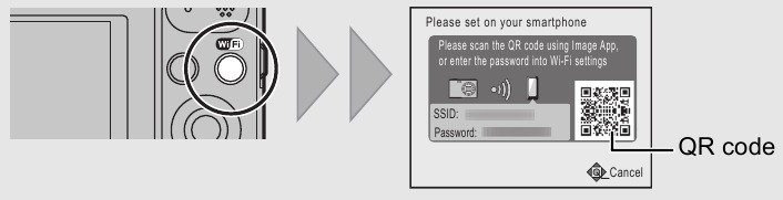 De QR-code gebruiken om een verbinding tot stand te brengen (Android-apparaat) 