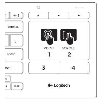 Touchpad-bewegingen
