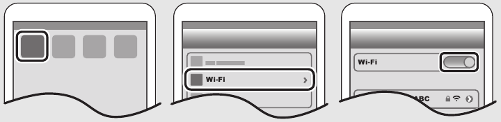 Verbinding maken met een smartphone/tablet - Stap 2