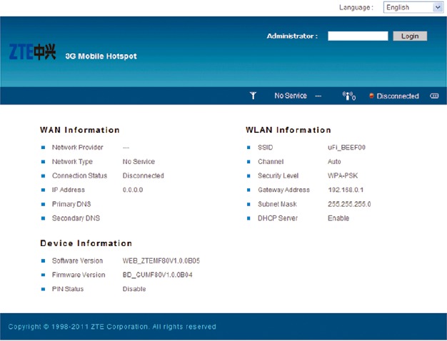 Toegang tot de WebGUI-configuratiepagina