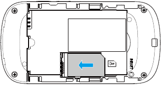 SIM-kaart en batterij plaatsen - Stap 2