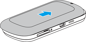 SIM-kaart en batterij plaatsen - Stap 4