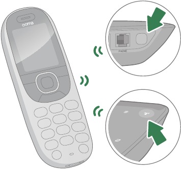 De handset registreren
