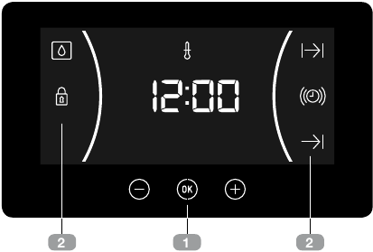 Beschrijving van de elektronische klok/timer