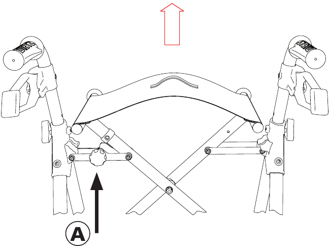 Uw rollator opvouwen