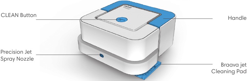 Braava jet bovenaanzicht - voorkant