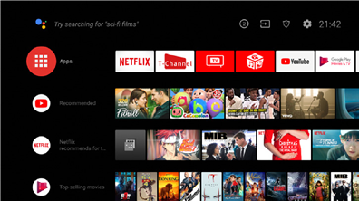 Naar de Smart TV-homepage gaan