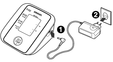 De optionele AC-adapter gebruiken