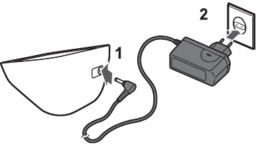 De optionele AC-adapter gebruiken