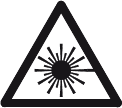 Laserstraling waarschuwing