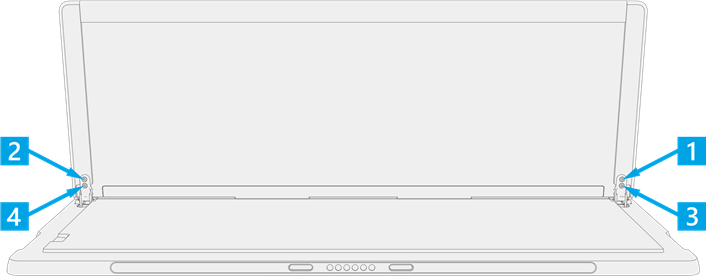 Procedure &ndash; Installatie (Kickstand) - Stap 4