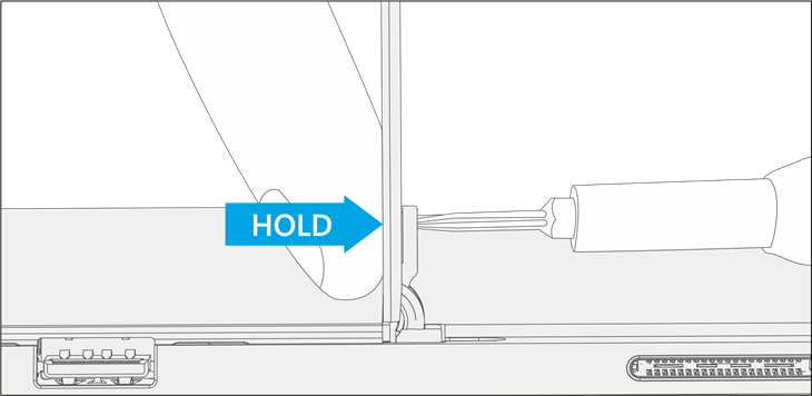 Procedure &ndash; Installatie (Kickstand) - Stap 5