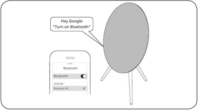 Bluetooth-koppeling - met Google Assistant