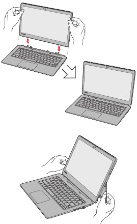 De tabletcomputer docken