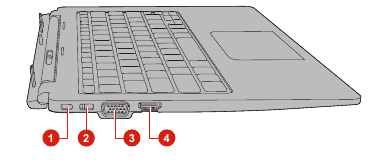 TOSHIBA-toetsenborddock Linkerkant