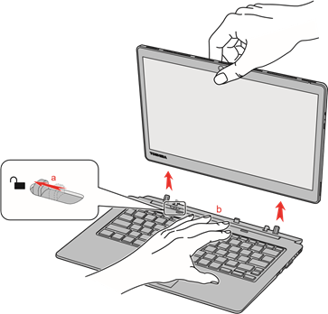 De tabletcomputer ontkoppelen