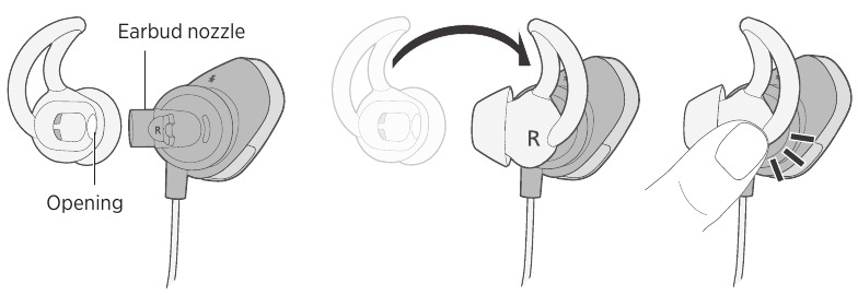 De StayHear+ Sport-tips vervangen - Stap 2